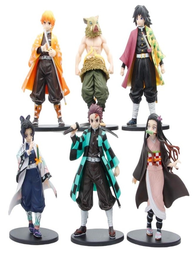 Trunkin Demon Slayer Anime Set B 14cm Action Figures Kamado Tanjirou Nezuko Zenitsu Agatsuma Inosuke Hashibira Giyu Tomioka Shinobu Kocho Kimetsu No Yaiba Figurines, - Image 1